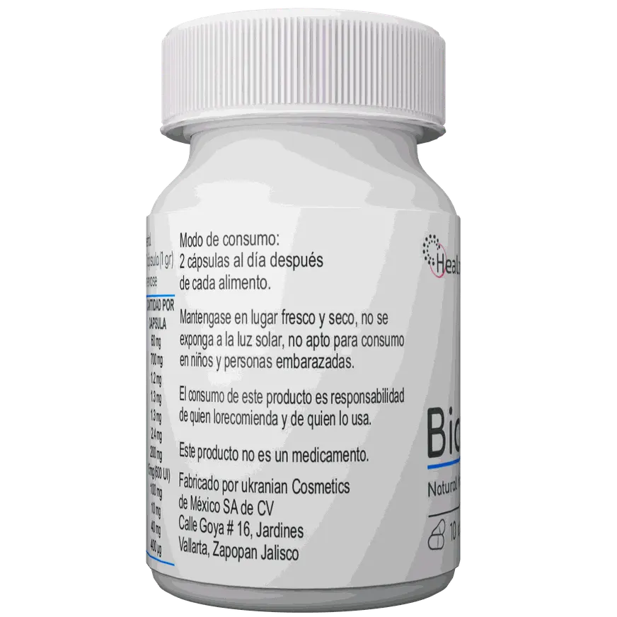 Biozin — foto del empaque 2
